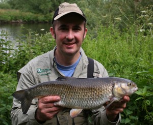 Lee Swords with summer Chub