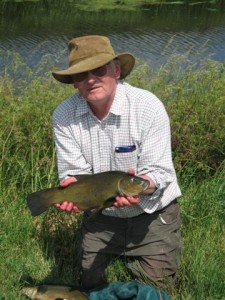 Ron Clay with a nice tench