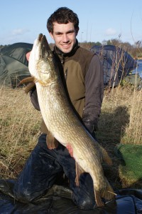 Lewis with a stunning pike of over 25