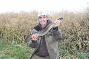 Nice eel...I look like a vagrant