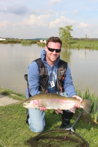 Mark Llyod with his 14lb beast!