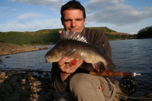 3lb perch on the fly