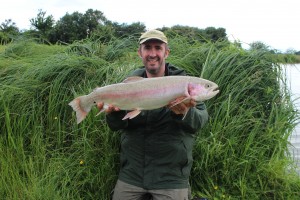 12lb Rainbow at Roxholme Trout fishery