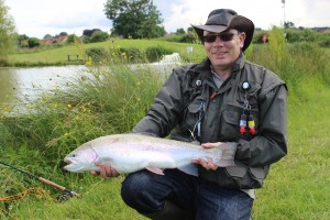 Darren at Roxholme trout fishery